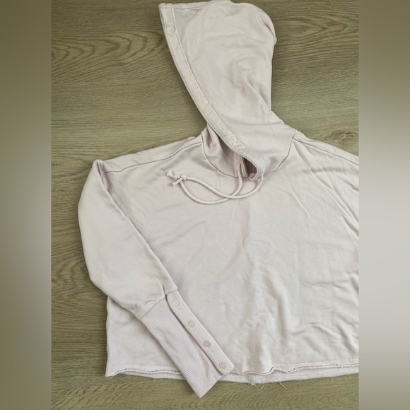 Nike Dri-Fit Cropped Hooded Sweatshirt - Picture 2 of 3
